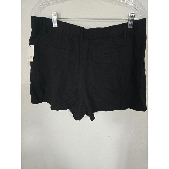 NWT Gap Linen Blend Pleated  Shorts Womens Sz Large Petite - Picture 7 of 8